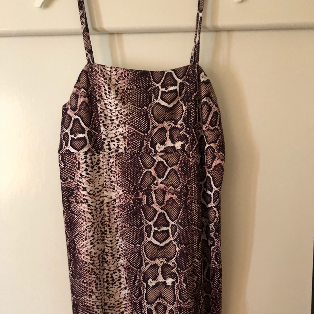 Animal print dress